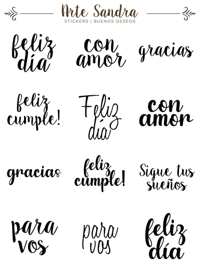 Set de 8 Papeles Mil Rayitas + Stickers CRISTAL