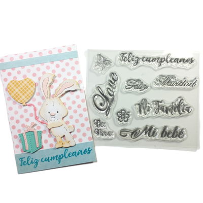 Set de Sellos 7 Fases En Español (7 Frases individuales!) | Scrapbooking Y Journaling