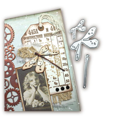 Troqueles Libélula Estilo Steampunk
