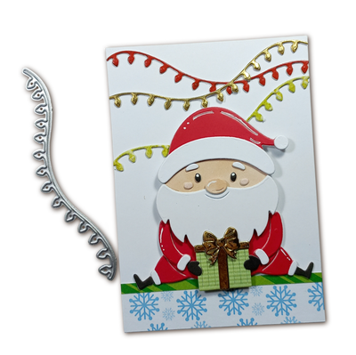 Troquel Guirnalda De Lucecitas Navidad