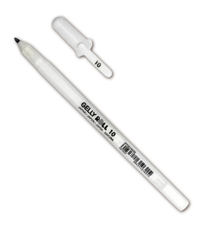 Lapicera de Gel Blanca 1.0