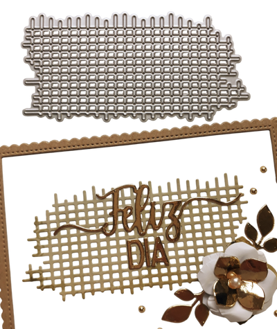 Troquel Trama Malla Rectangular