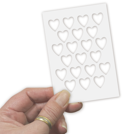 Stencil Corazoncitos