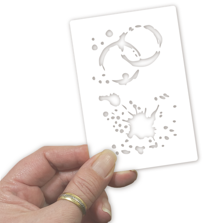 Stencil Manchas de Café