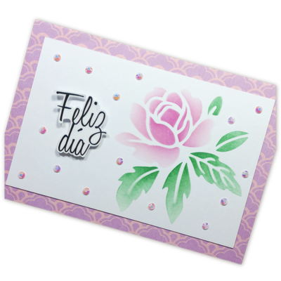 Stencil Rosa