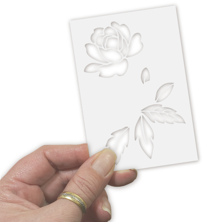 Stencil Rosa