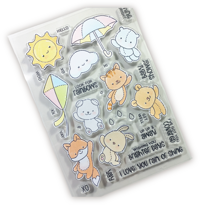 Set de Sellos Animalitos Volando | Scrapbooking Y Journaling