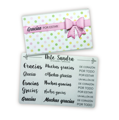 Stickers CRISTAL Gracias