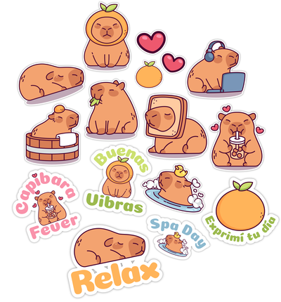 Stickers Capibara