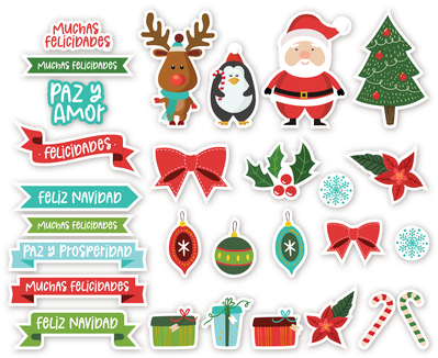 Troquelados Navidad Vibrante