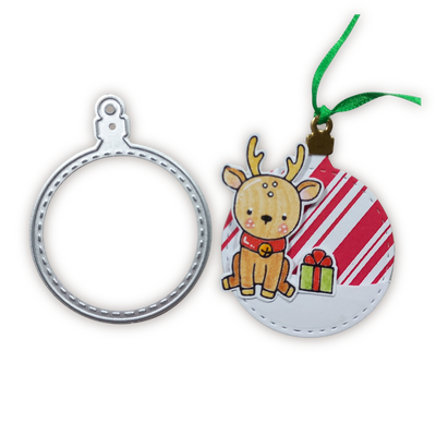 Troquel Tag Bochita de Navidad