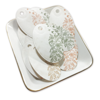 Sello Esquinero de Flores 