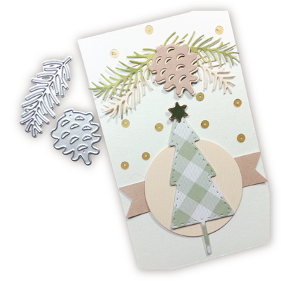 Troqueles Ramita de Pino con Piña