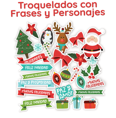 KIT Navidad Vibrante (con tarjetas y tags)
