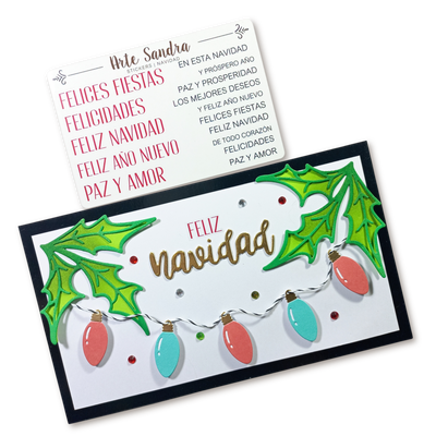 Stickers CRISTAL Navidad (4 colores!)