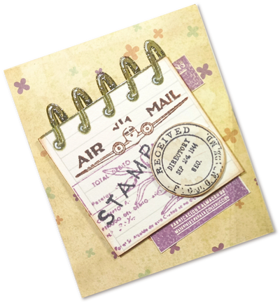 Set de 5 Sellos Vintage Air Mail