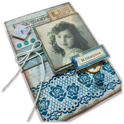 Set de 2 Sellos Puntillas Vintage