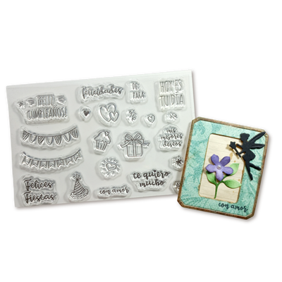 Set de más de 20 Sellos de Frases y Accesorios