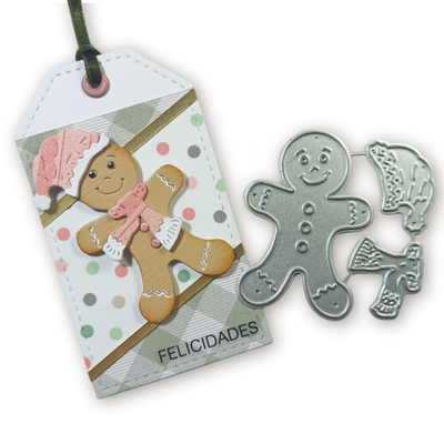 Troquel Muñequito de Jengibre Navidad