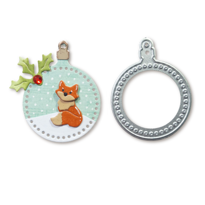 Troquel Mini Tag Con Perforaciones en el contorno