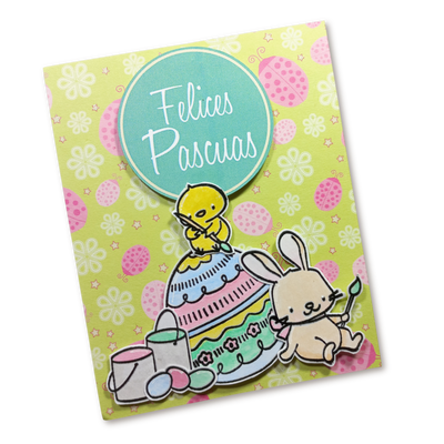 Set de Sellos Conejitos De Pascuas