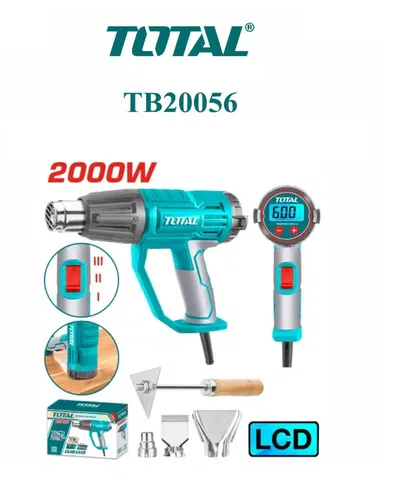 TOTAL PISTOLA CALOR 2000W TB20056