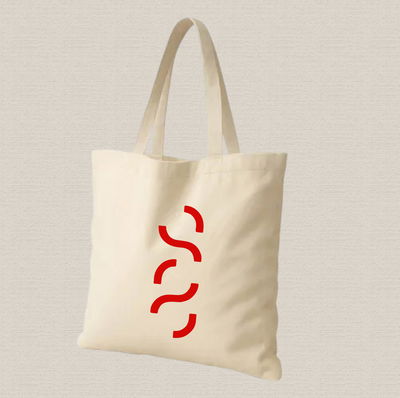 Tote bag de lienzo 35x40cm Soda Stereo ecos logo estampado dtf