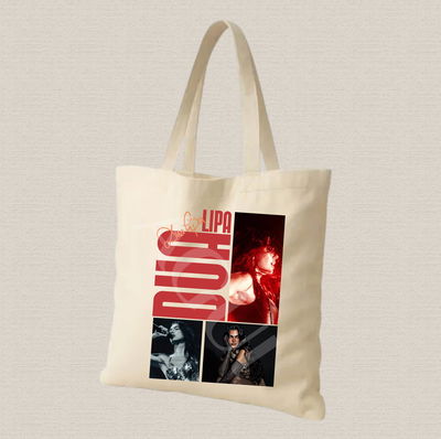 Tote bag de lienzo 35x40cm Dua Lipa estampado dtf