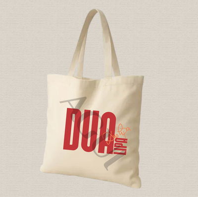 Tote bag de lienzo 35x40cm Dua Lipa 2 estampado dtf