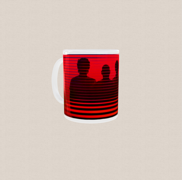 Taza de cerámica con diseño de Soda Stereo Ecos sublimado