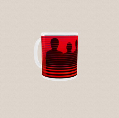 Taza de cerámica con diseño de Soda Stereo Ecos sublimado