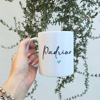 Taza de cerámica con diseo "padrino"