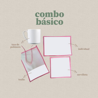 Combo básico de set jardín para personalizar