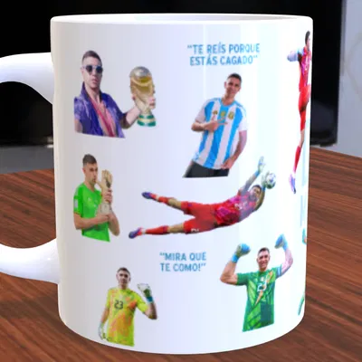 Taza de cerámica Dibu Martinez