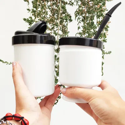 Set mate + yerbero de polímero personalizado sublimado