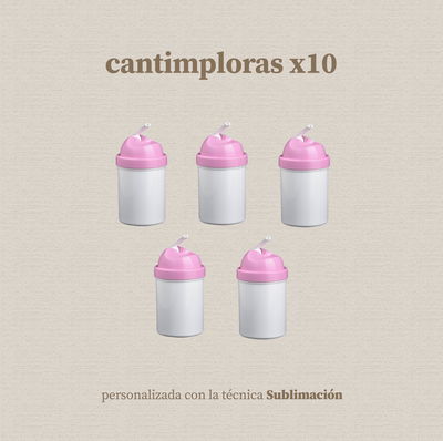 Cantimploras sublimadas x10