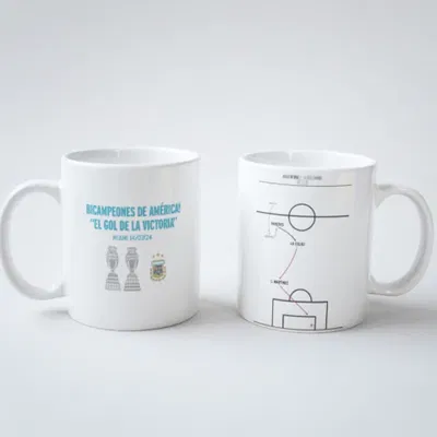 Taza de cerámica selección Argentina "gol del bicampeonato"