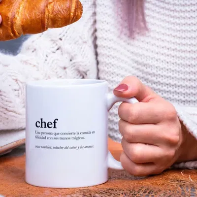 Taza de cerámica "definición chef"