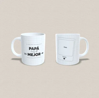 Taza de cerámica "papá eres el mejor"