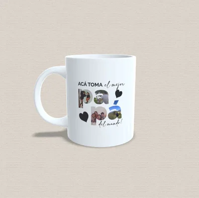 Taza de cerámica "el mejor papá del mundo"
