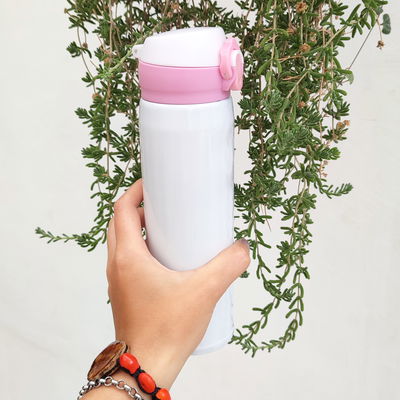 Botella push antiderrame premium personalizado sublimado