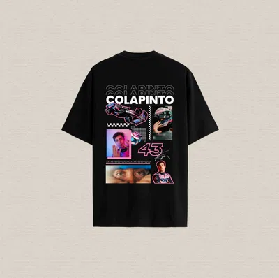 Remera Colapinto rosa en algodón premium estampada dtf