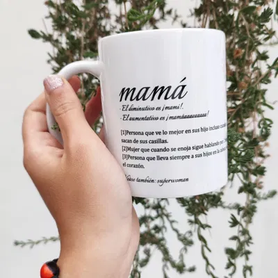 Taza de cerámica "significado de mamá"