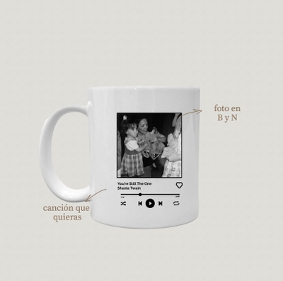 Taza de Cerámica para Mamá – Foto + Canción