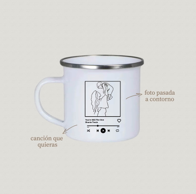 Jarro de acero inoidable Personalizada para Mamá – Foto en Contorno
