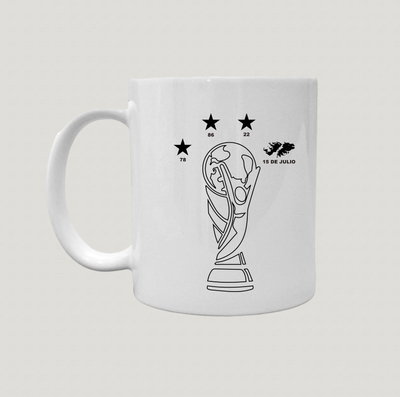  Taza de Cerámica con Diseño “scaloneta2” 