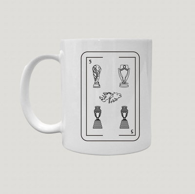  Taza de Cerámica con Diseño “Scaloneta 5copas” 