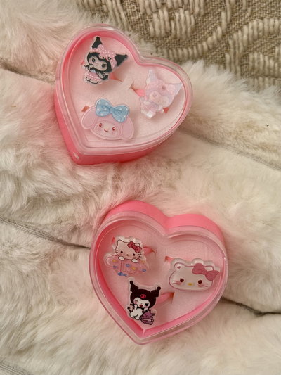 Corazón con 3 anillos SANRIO 