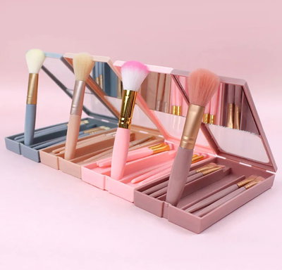 Set de Brochas x5 con Espejo