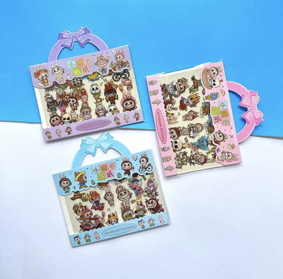 Stickers LABUBU 3 Planchas 